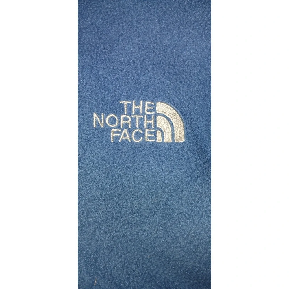 The North Face Mens TKA 100 Glacier Quarter Zip Fleece Pullover Blue Large
